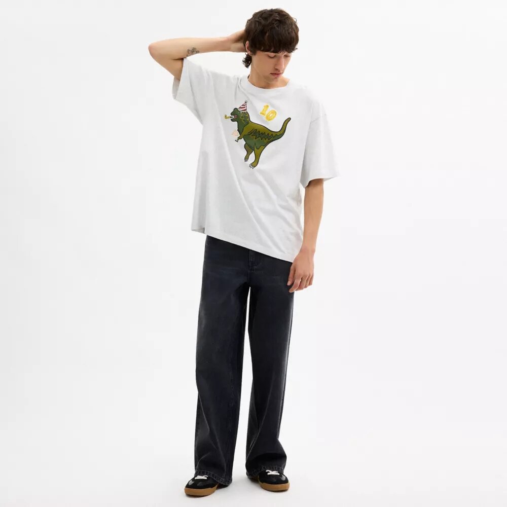 Rexy 10-års fødselsdag – afslappet T-shirt i økologisk bomuld