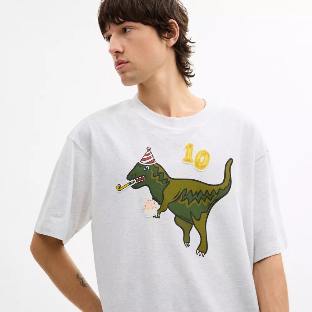 Rexy 10-års fødselsdag – afslappet T-shirt i økologisk bomuld