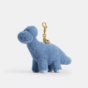 Rexy 10-års fødselsdag Buddy Dinosaur taskevedhæng i shearling