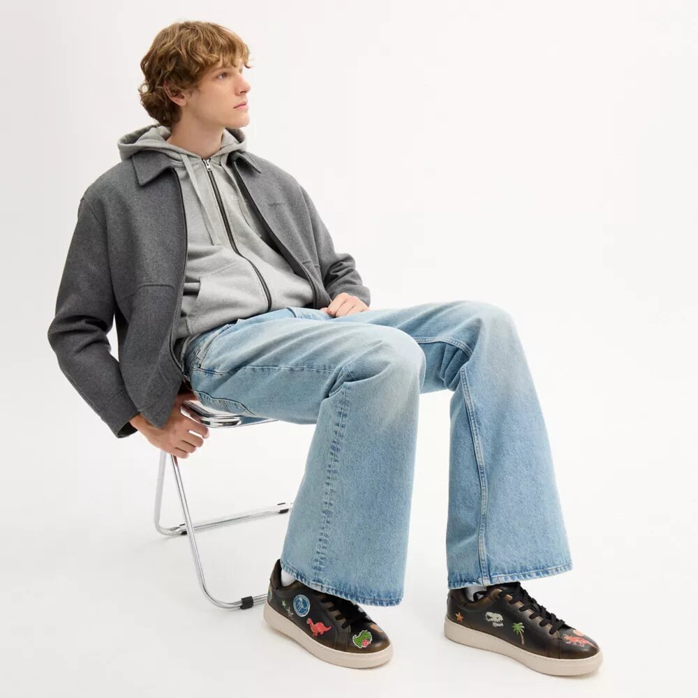 Rexy 10-års fødselsdag Høje sneakers med klistermærketryk
