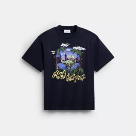 Rexy 10-års fødselsdag Jungle Relaxed T-shirt i økologisk bomuld