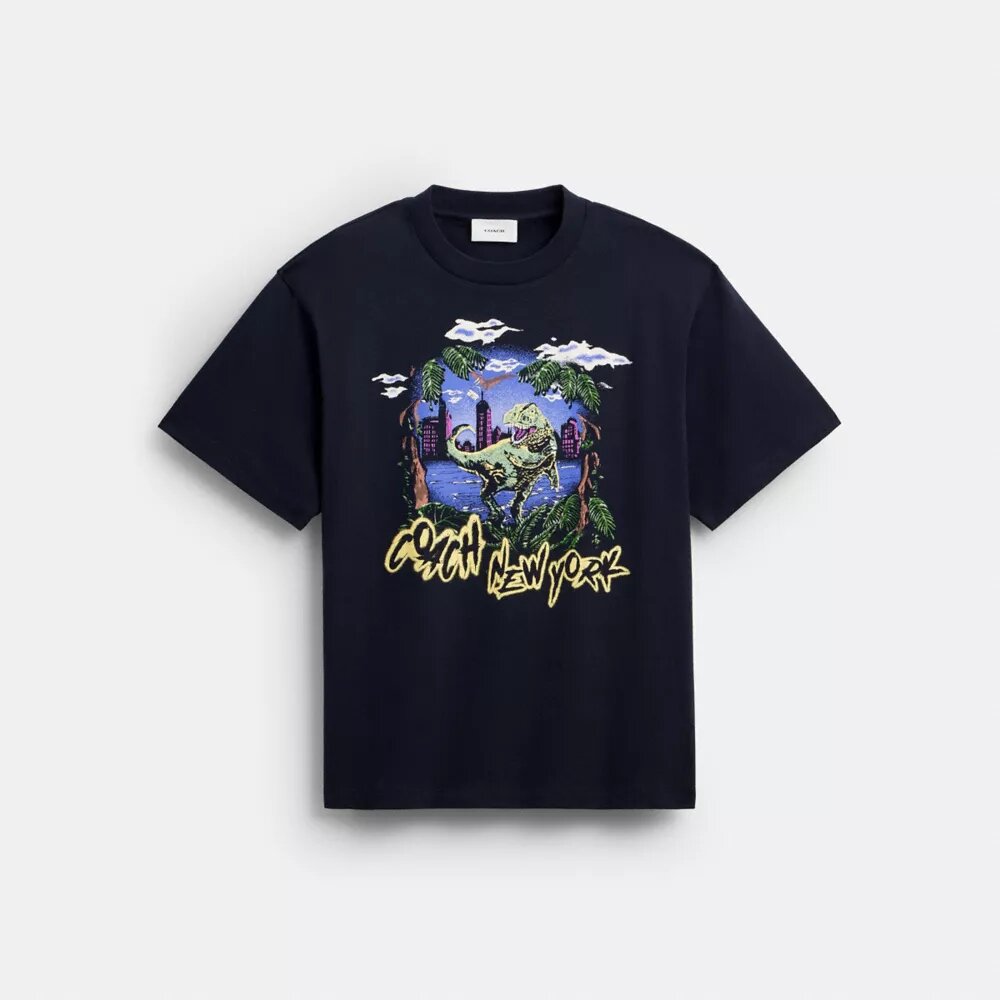 Rexy 10-års fødselsdag Jungle Relaxed T-shirt i økologisk bomuld