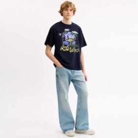 Rexy 10-års fødselsdag Jungle Relaxed T-shirt i økologisk bomuld