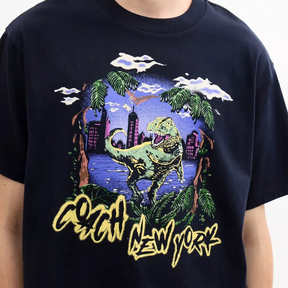 Rexy 10-års fødselsdag Jungle Relaxed T-shirt i økologisk bomuld