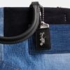 Rogue-tasker med patchwork af genbrugt denim