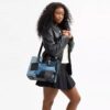 Rogue-tasker med patchwork af genbrugt denim
