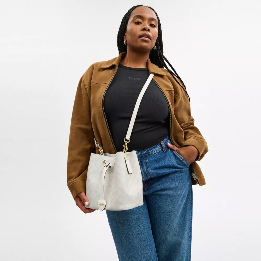 Rowan-bucket-taske i Signature Canvas