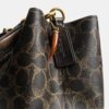 Rowan-bucketbag i Loved Signature Canvas med Vedhæng