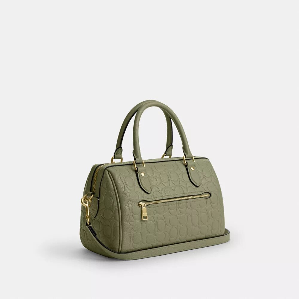 Rowan-satchel i signaturlæder