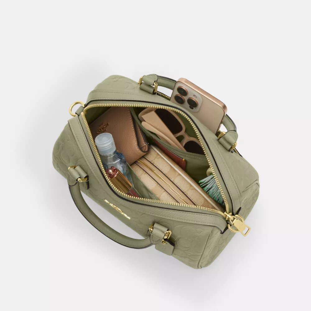 Rowan-satchel i signaturlæder