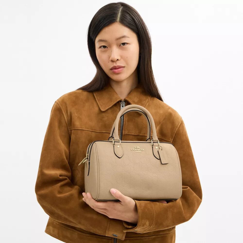 Rowan-satchel i signaturlæder