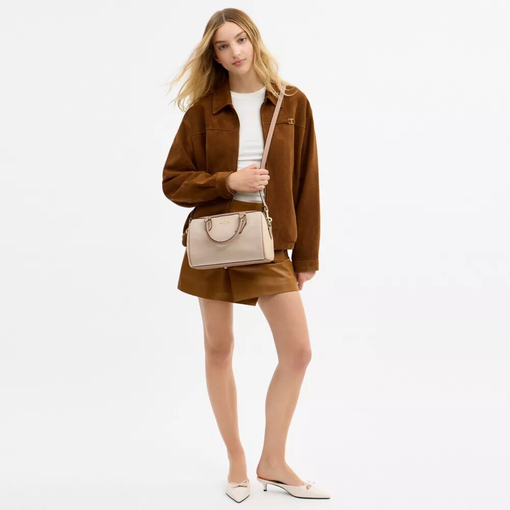 Rowan-skuldertaske i colorblock