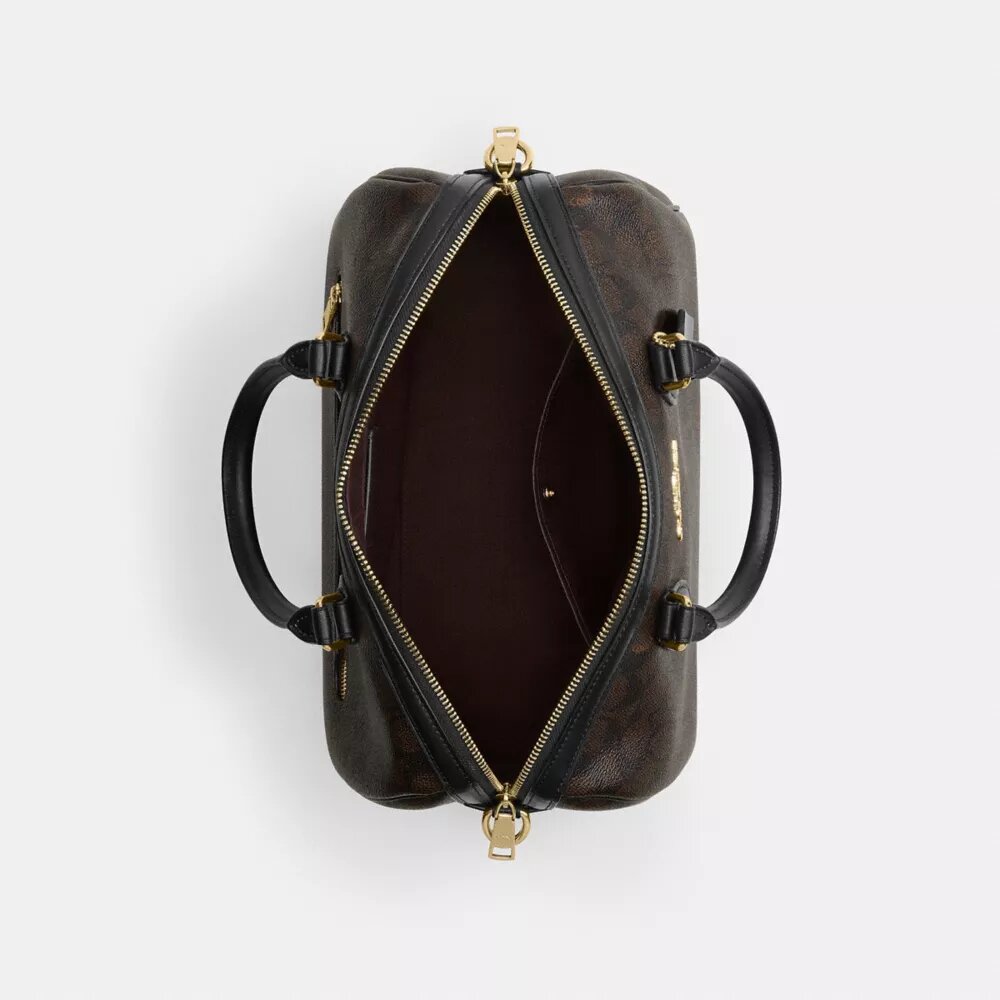 Rowan stor skoletaske i Signature Canvas