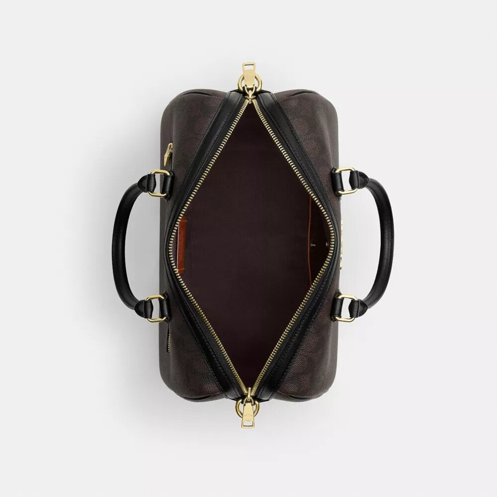 Rowan stor skoletaske i Signature Canvas