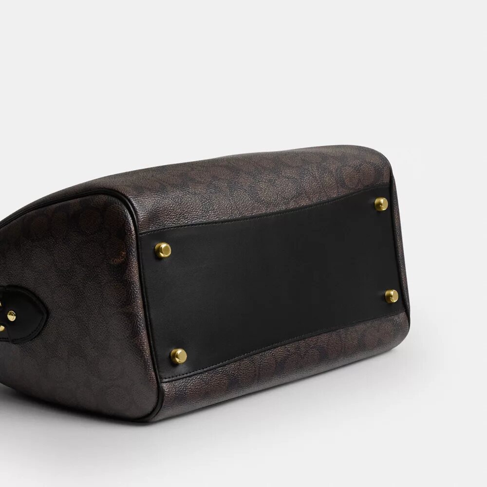 Rowan stor skoletaske i Signature Canvas