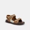 Sandaler med dobbelt rem i signaturdesign