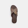 Sandaler med spænde i signatur-jacquard