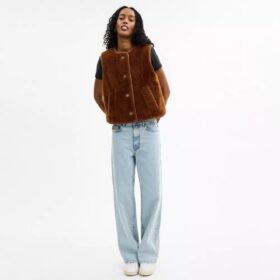 Shearling-Veste