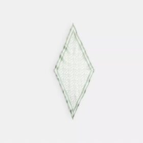 Signatur-silketørklæde med diamantmønster