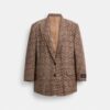 Signature C-ternet blazer med enkelt række knapper