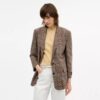 Signature C-ternet blazer med enkelt række knapper