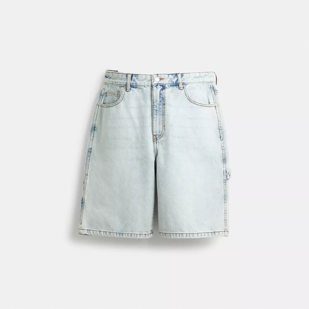 Signature denim shorts