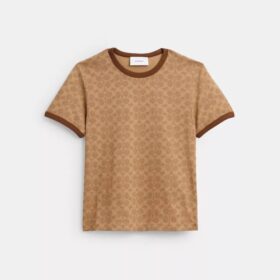 Signature Ringer T-shirt i økologisk bomuld