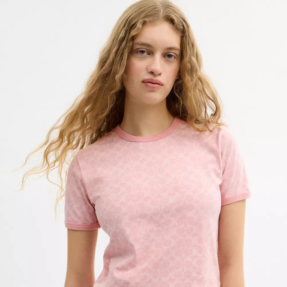 Signature Ringer T-shirt i økologisk bomuld