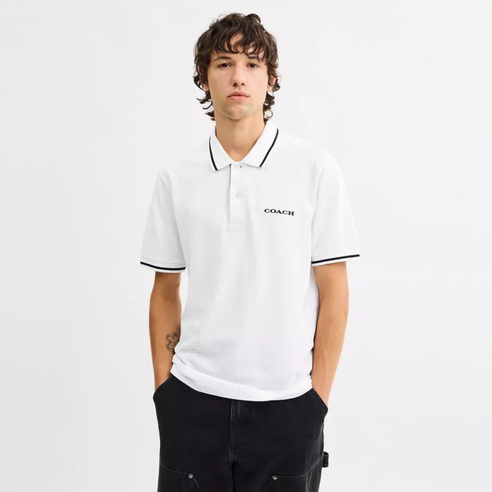 Signature Trim Poloshirt i økologisk bomuld
