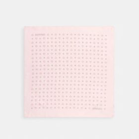 Silkebandana med prikket hjerteprint