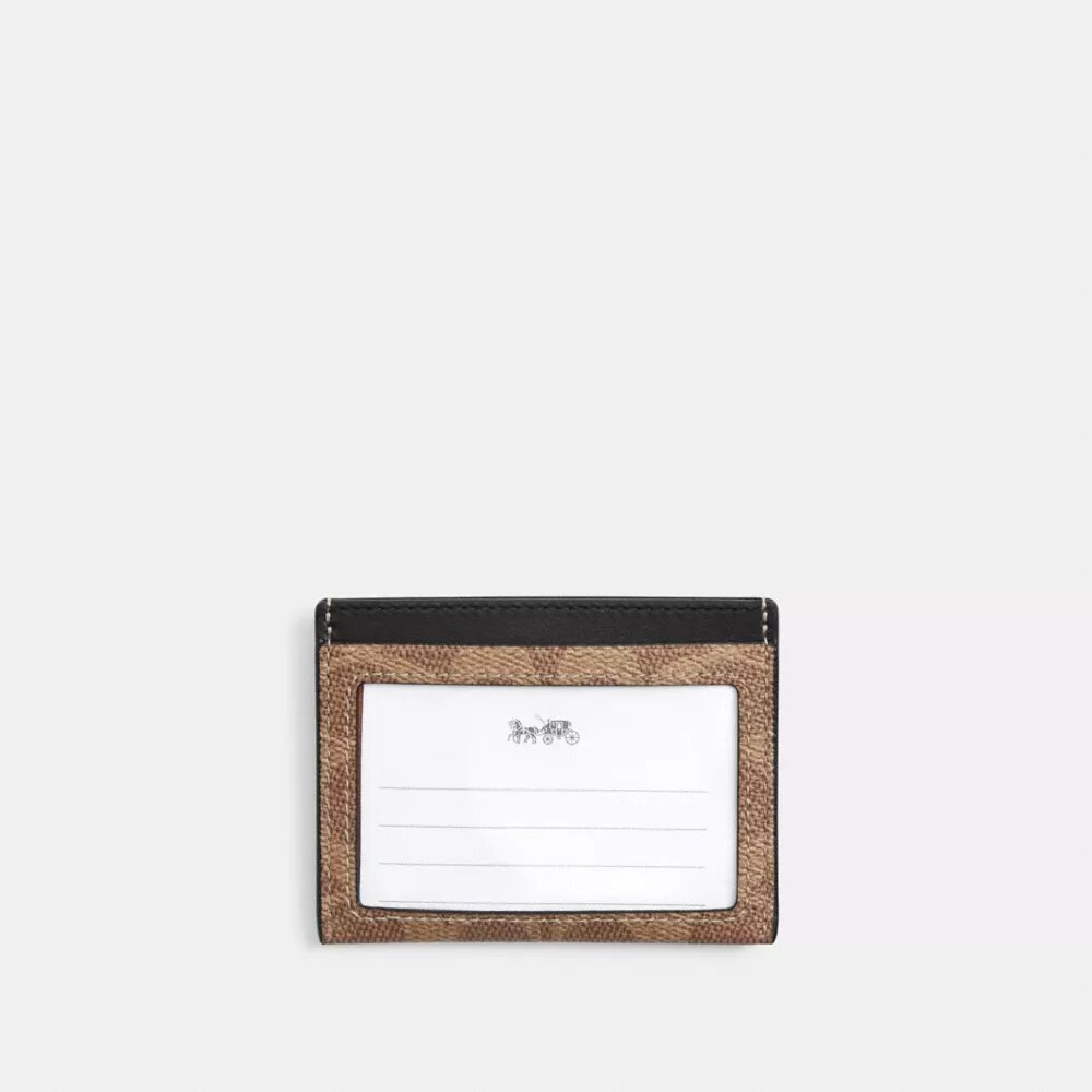 Slank ID-kortholder i Signature Canvas