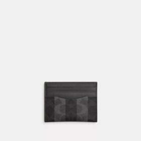 Slank ID-kortholder i Signature Canvas med striber