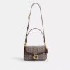Soft Tabby-skuldertaske i signatur-jacquard
