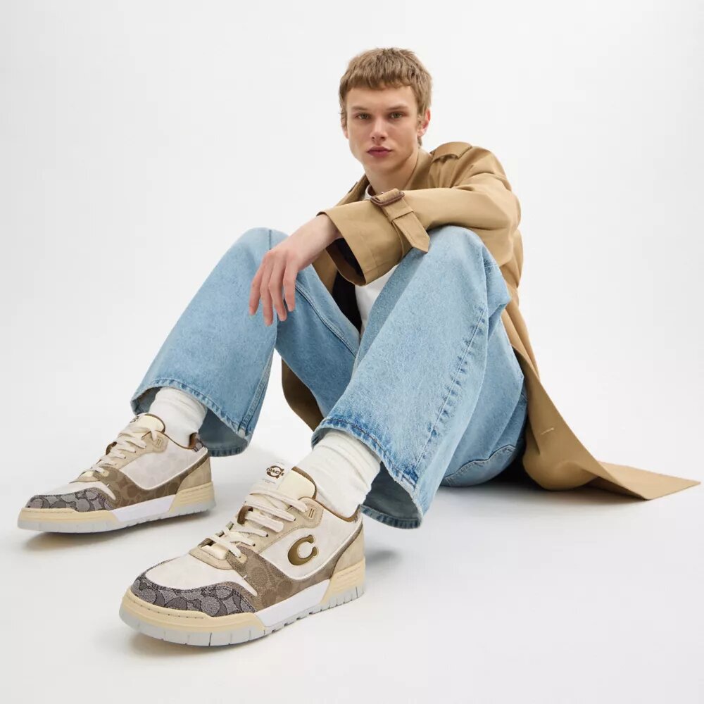 Soho-sneakers i blandet signaturdesign