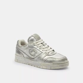 Soho-sneakers i patineret metallisk læder