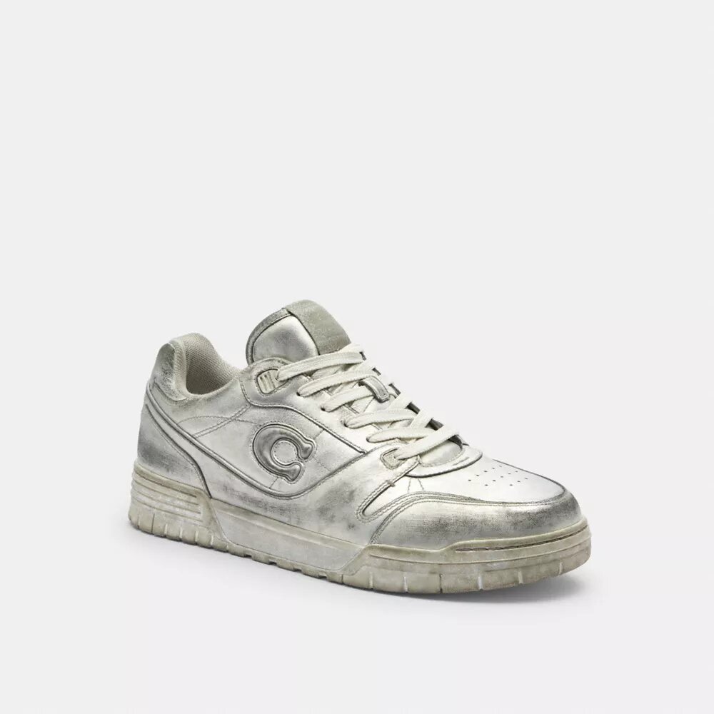 Soho-sneakers i patineret metallisk læder