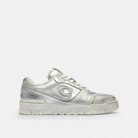 Soho-sneakers i patineret metallisk læder