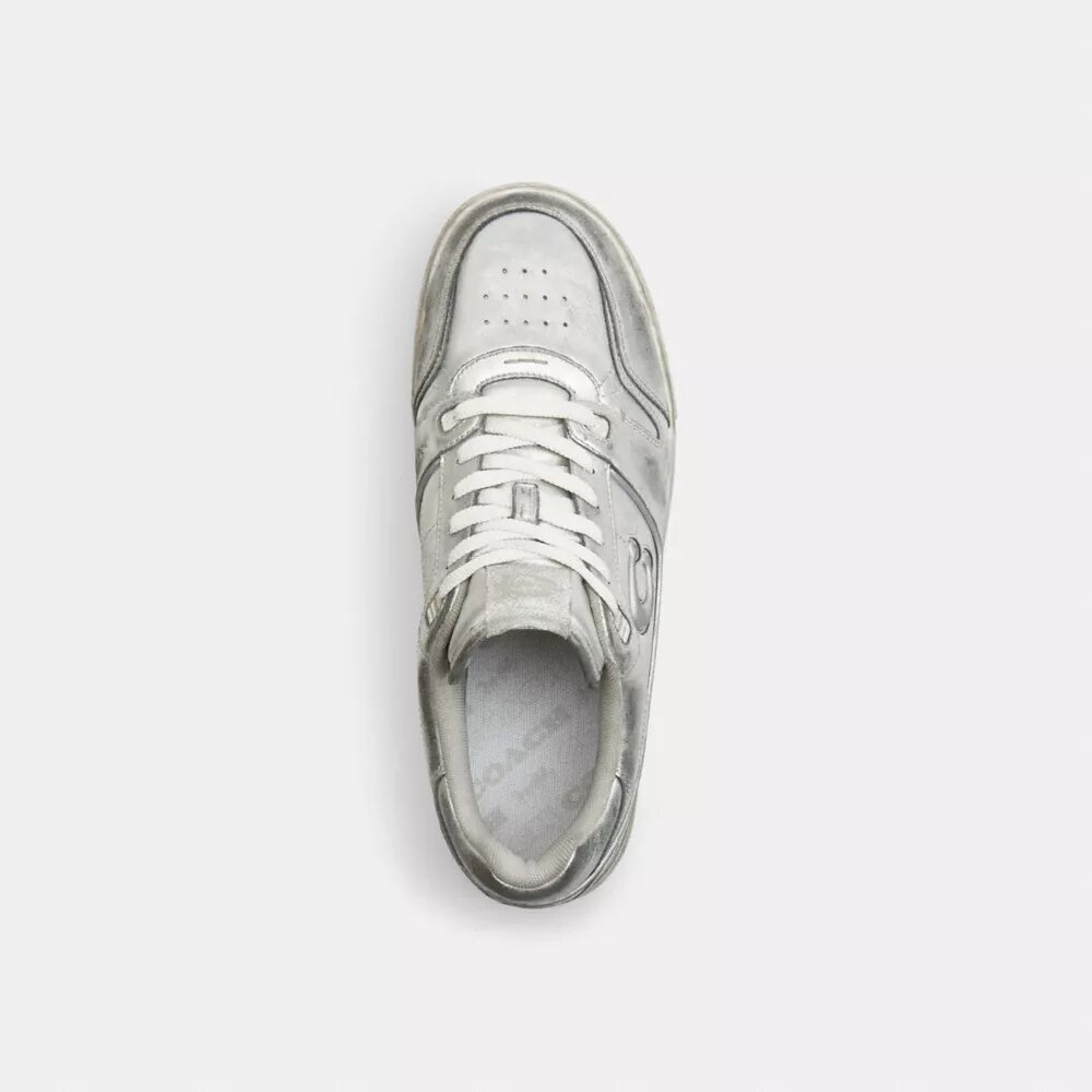 Soho-sneakers i patineret metallisk læder