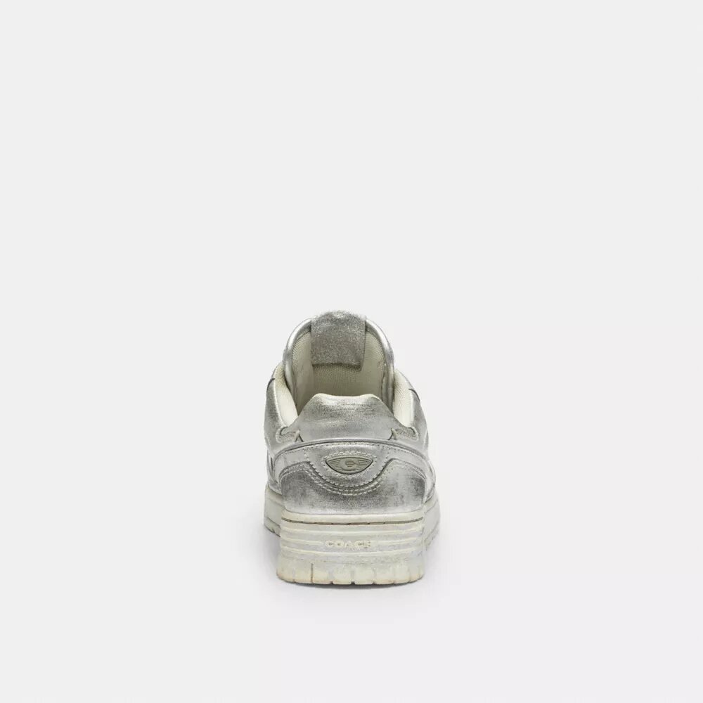 Soho-sneakers i patineret metallisk læder