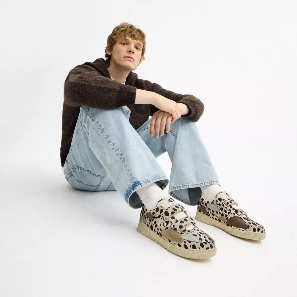 Soho-sneakers med dobbelt rem og skyer