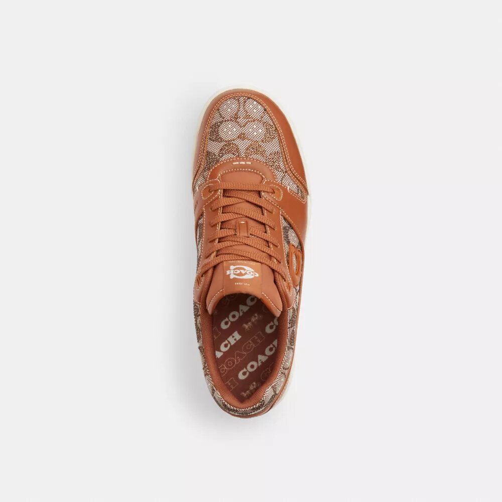 Soho-sneakers med krystal-signaturjacquard