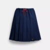 Sporty plisseret midiskirt