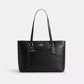 Station Tote-taske i signaturlæder