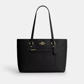 Station Tote-taske i signaturlæder