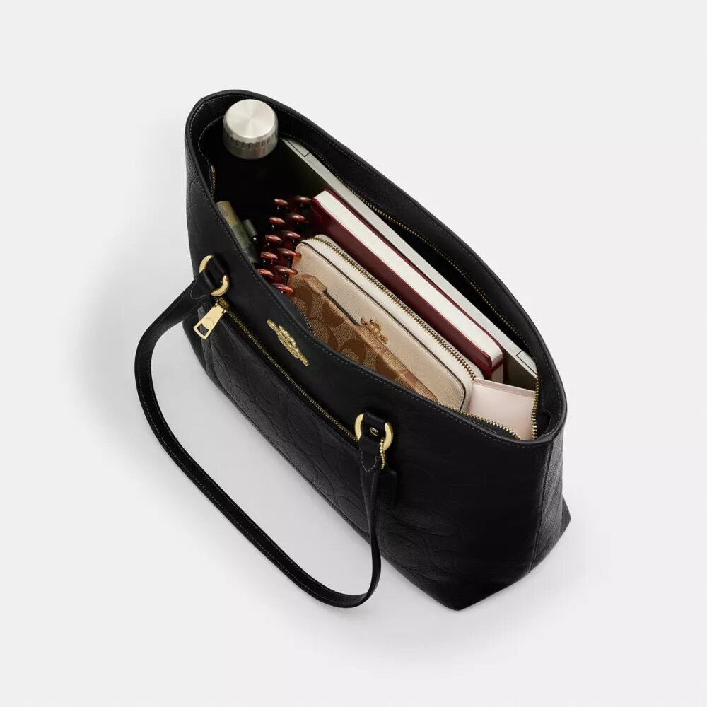 Station Tote-taske i signaturlæder