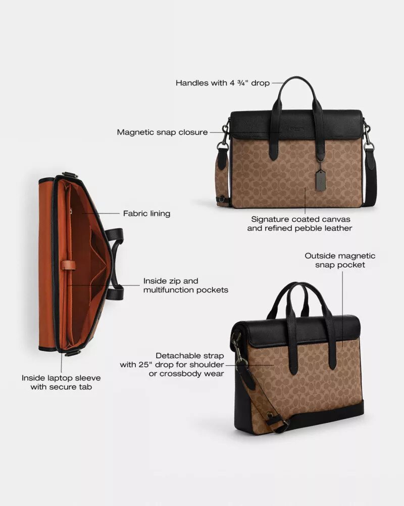 Sullivan Portfolio-mappe i Signature Canvas