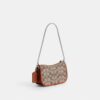 Swinger-tasker 20 med kæde i Crystal Signature Jacquard