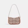 Swinger-tasker 20 med kæde i Crystal Signature Jacquard