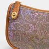 Swinger-tasker 20 med kæde i Crystal Signature Jacquard