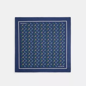 T-Rex-printet silke-bandana